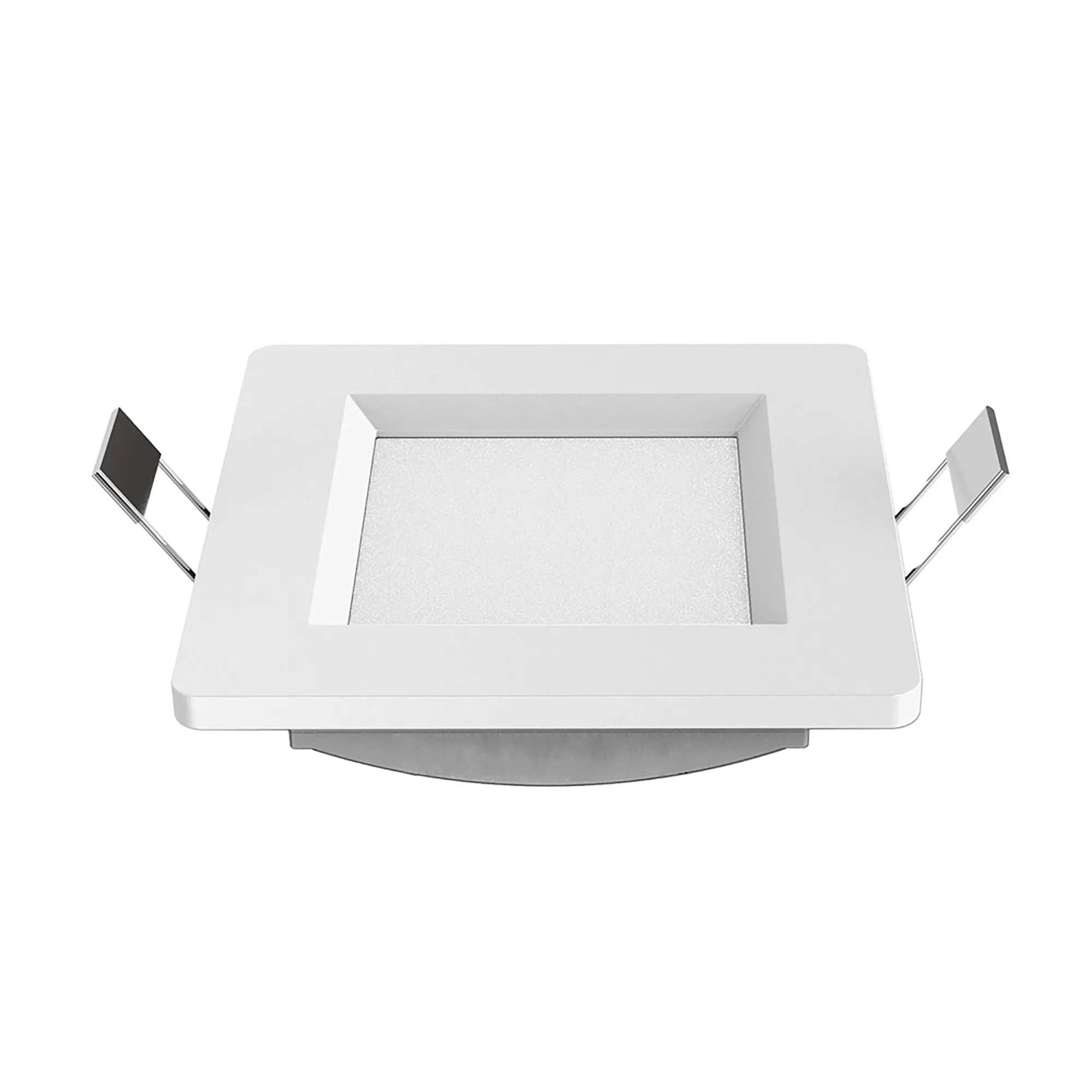 205102  Intego Ultra-Slim Square Small 8W 4000K IP42 Cut-Out 85x85mm